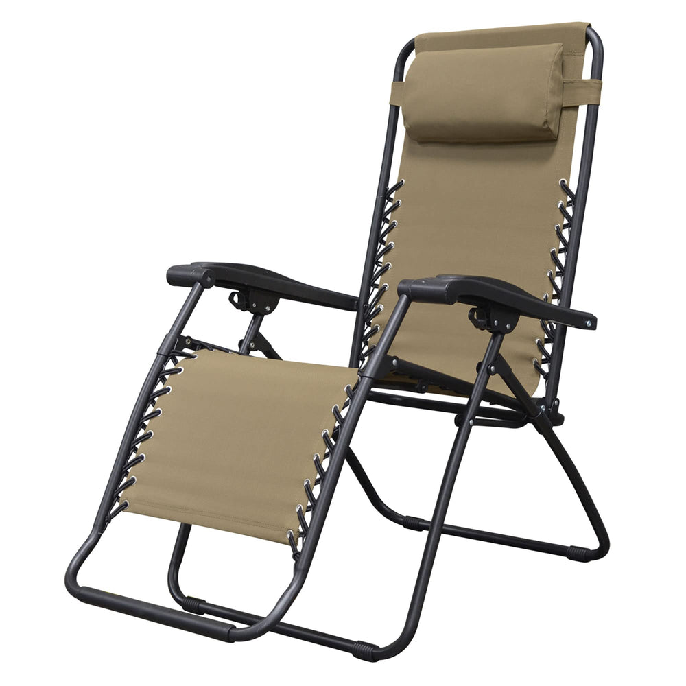Caravan zero gravity front view showing full chair and comfort support