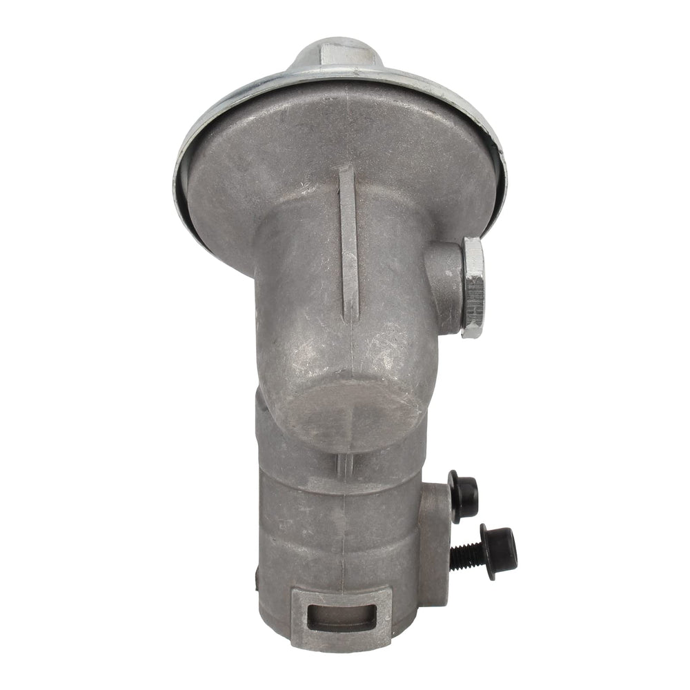 CARBBIA gearhead installed on a Husqvarna trimmer showing restored cutting-head operation