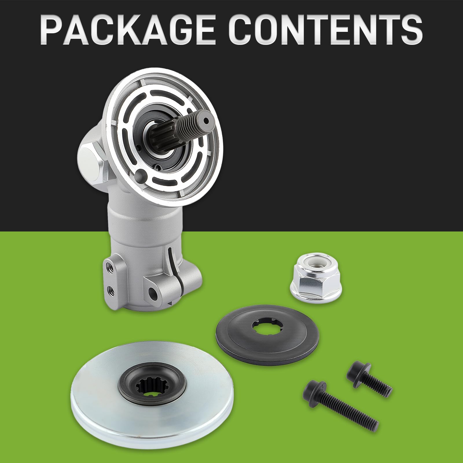 CARBBIA gearhead label with part numbers demonstrating correct OEM-replacement identification