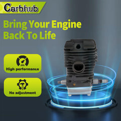 Carbhub engine bottom cover with screws to simplify installation