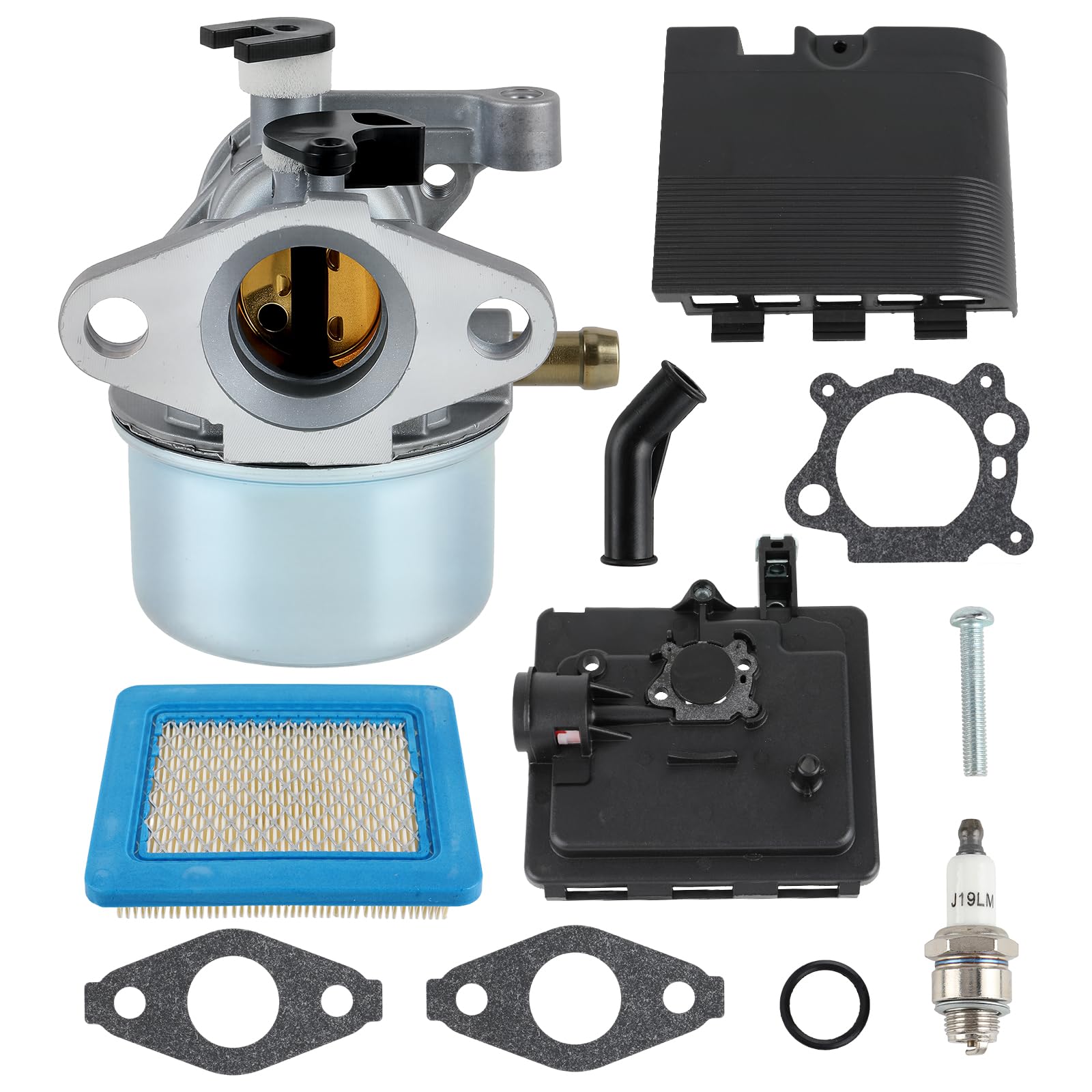 Carbhub carburetor front view showing ports and improved fit
