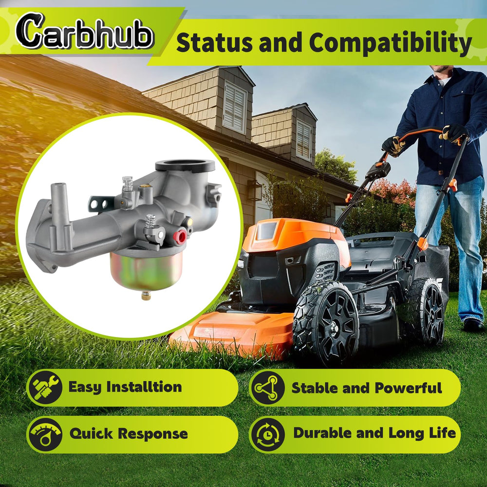 Carbhub carburetor side detail showing throttle linkage and quality casting