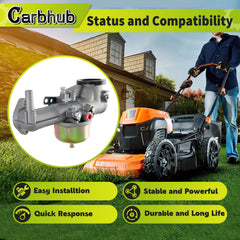 Carbhub carburetor side detail showing throttle linkage and quality casting