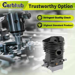 Carbhub crankshaft and bearings laid out for smoother operation