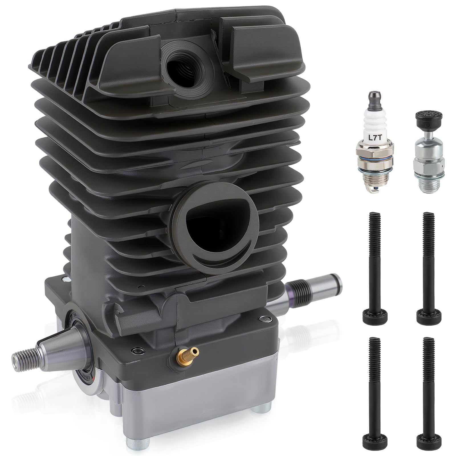 Carbhub front view of cylinder piston assembly showing complete kit benefits