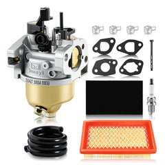 Carbhub HUAYI carburetor front view showing ports and clean finish for reliable flow