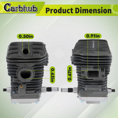 Carbhub spark plug and extra crankcase connector for dependable ignition