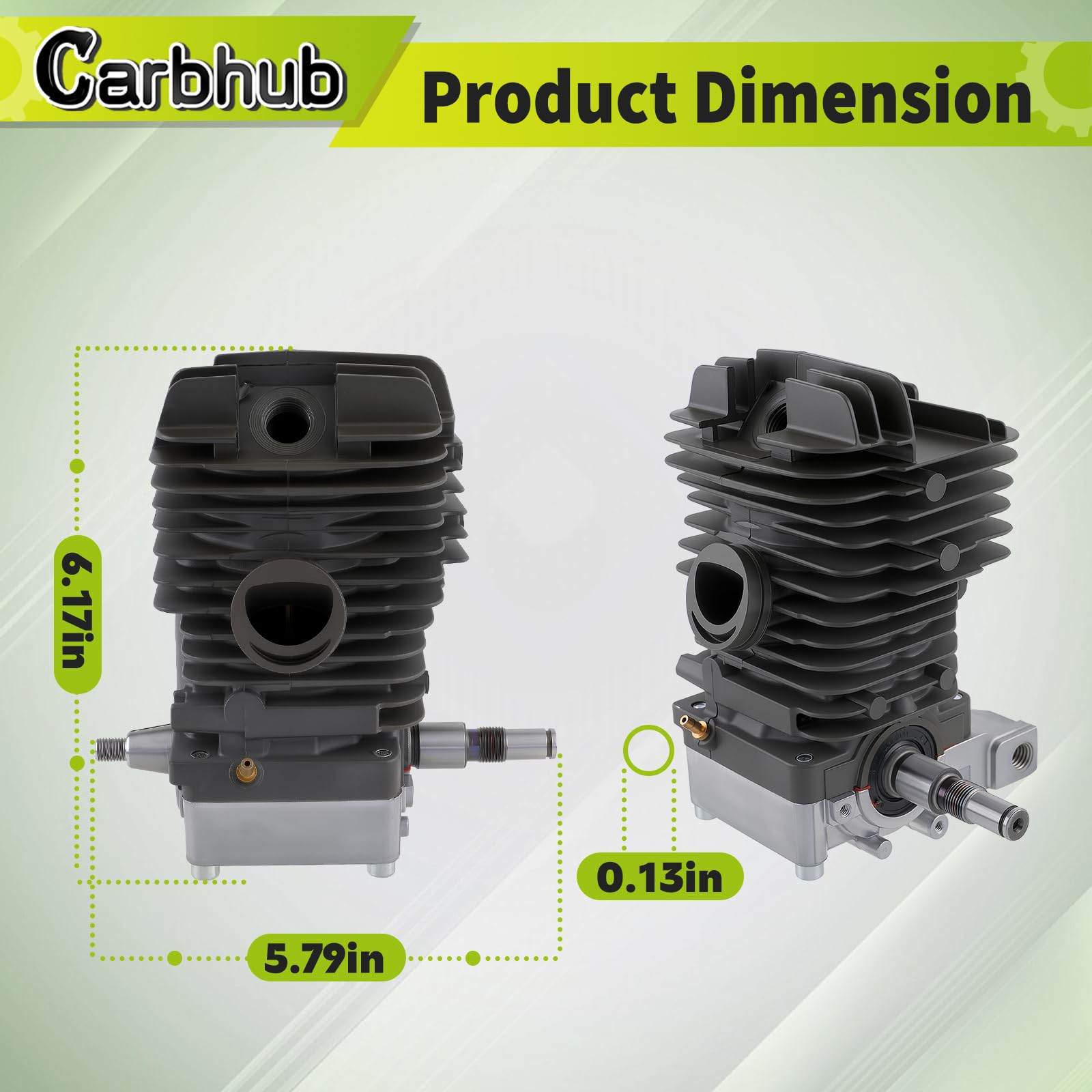 Carbhub spark plug and decompression valve for easier starting