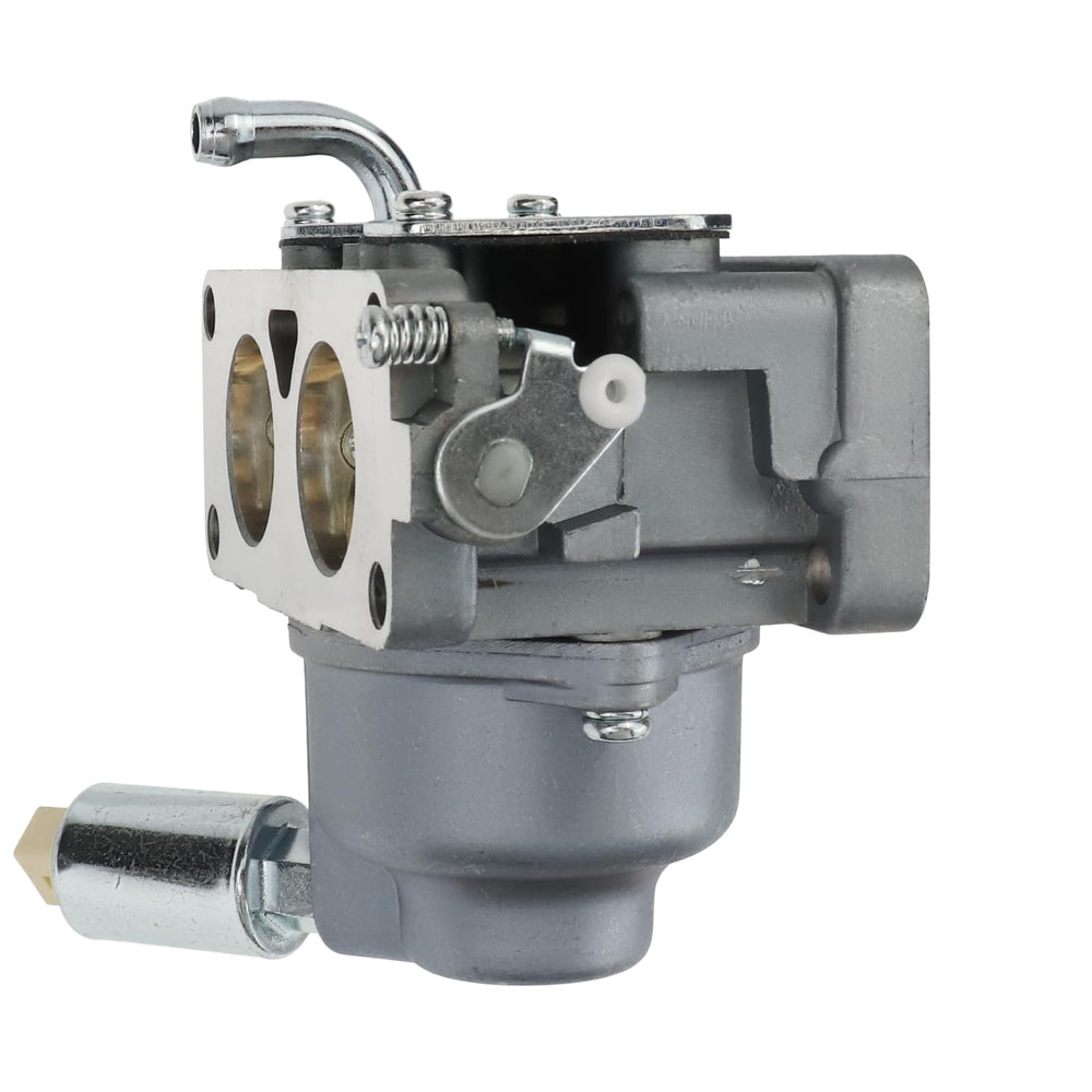 Carbman fuel inlet and throttle linkage close-up for straightforward hookup