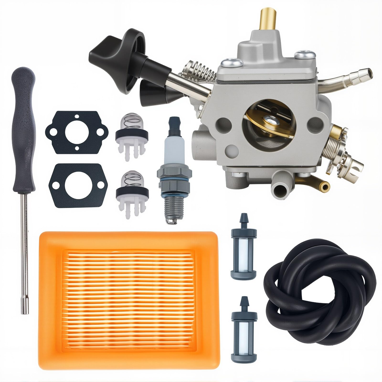 Carburionix carburetor front view showing fitment and durable finish for reliable replacement