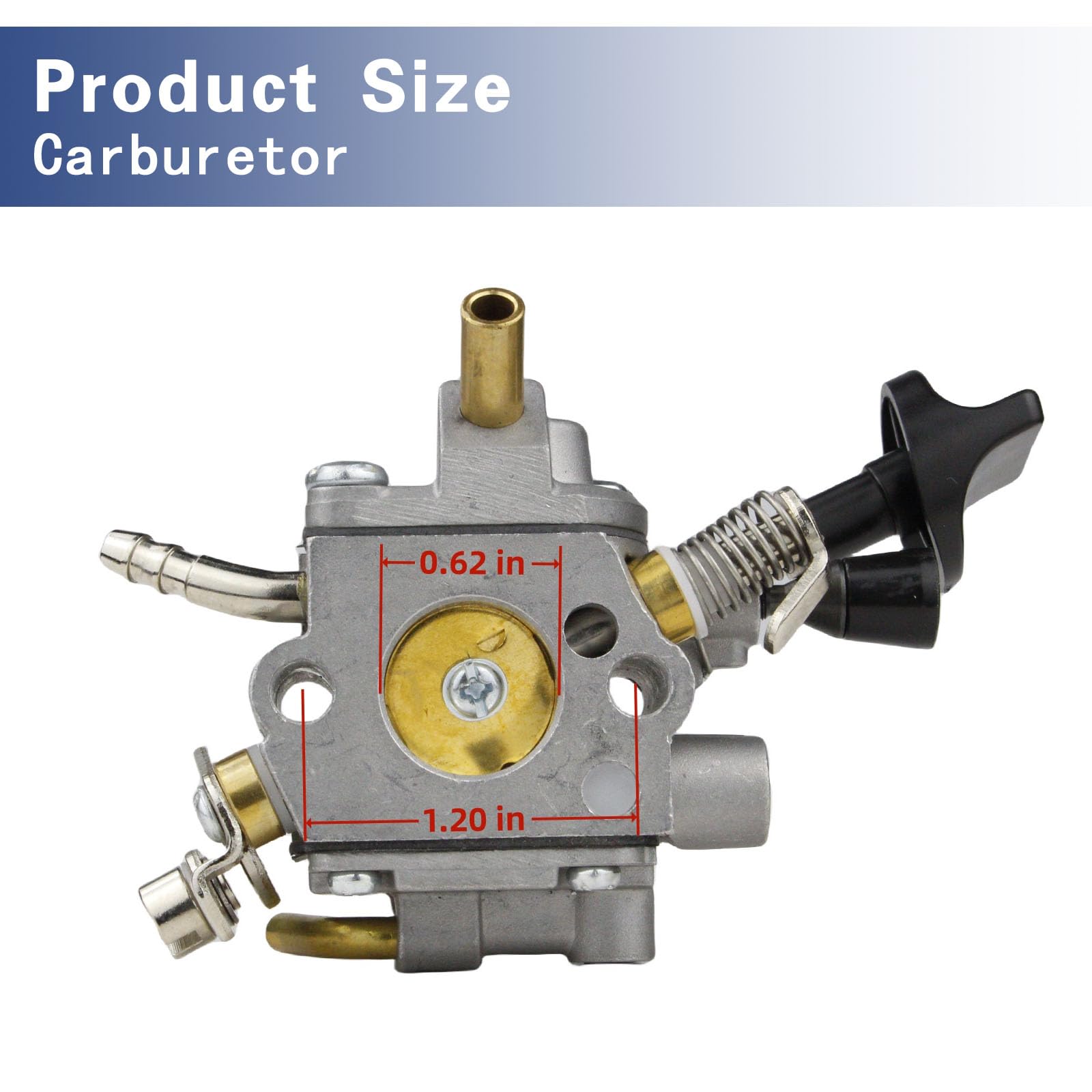 Carburionix spark plug and fuel filters displayed to ensure clean ignition and fuel delivery