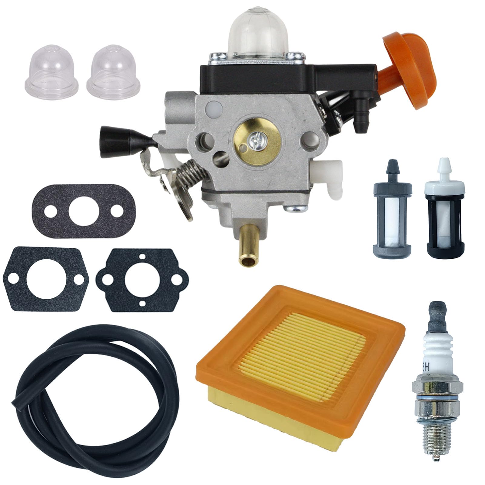 Carburionix carburetor front view showing mounting points and benefits reliable fit