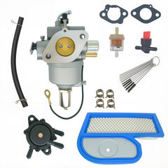 Carburionix kit front view showing all included carburetor parts and quick service readiness