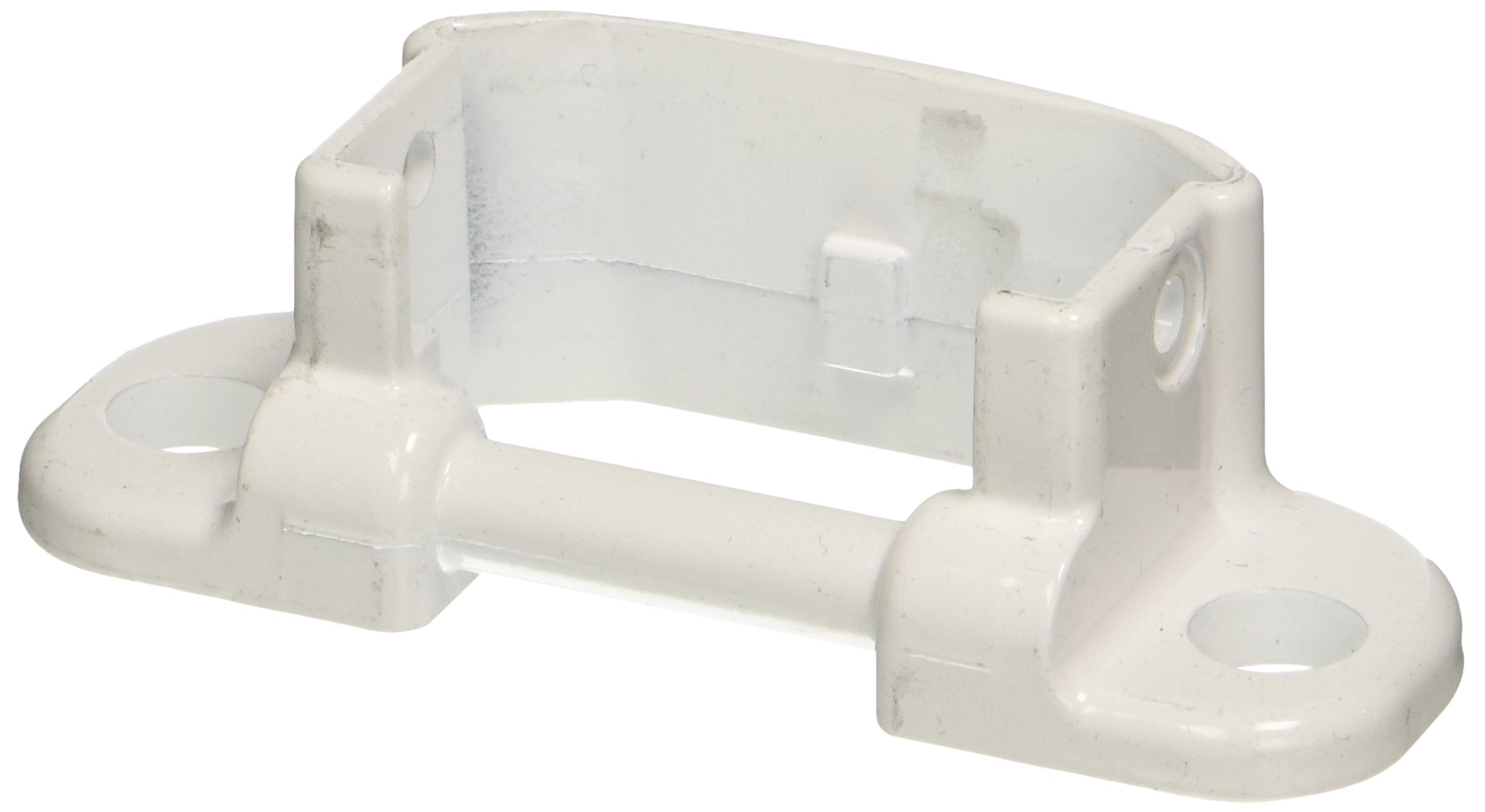 Carefree carport foot mounting bracket showing bracket close-up and secure fit