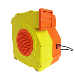 Carivia blower front view showing durable casing and airflow outlet, improving reliability