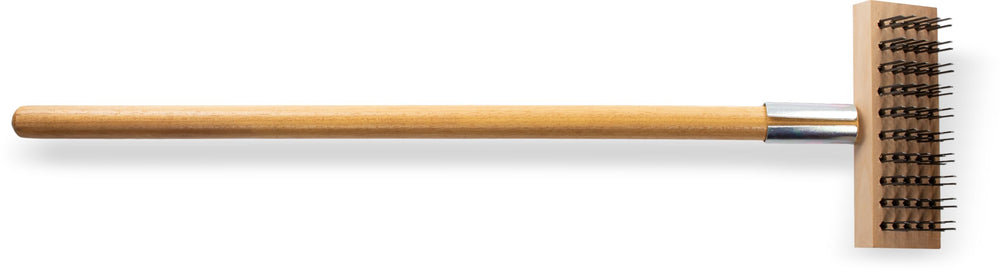 Carlisle metal bristles close-up showing aggressive cleaning action benefit