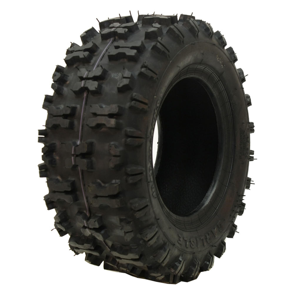 Carlisle Snow Hog front view showing tread and ready-to-mount benefits
