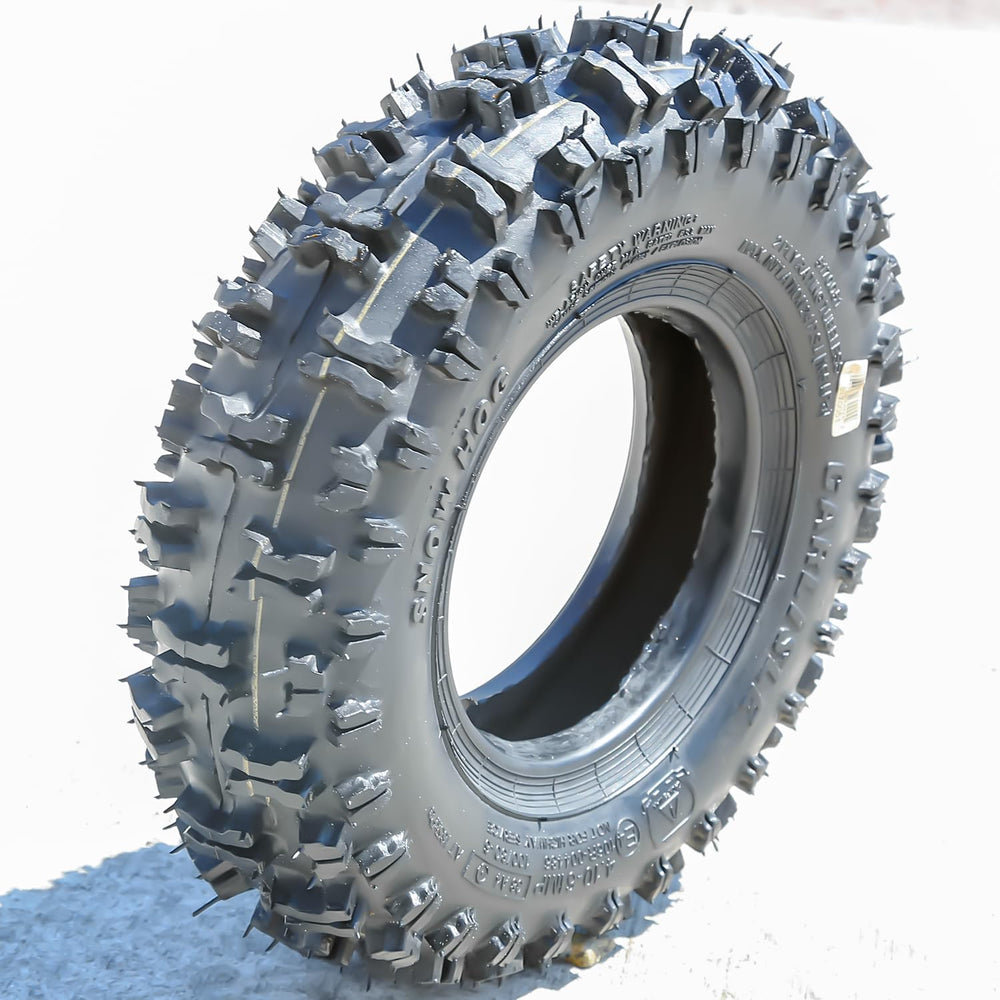 Carlisle Snow Hog sidewall label showing brand and size for correct equipment match