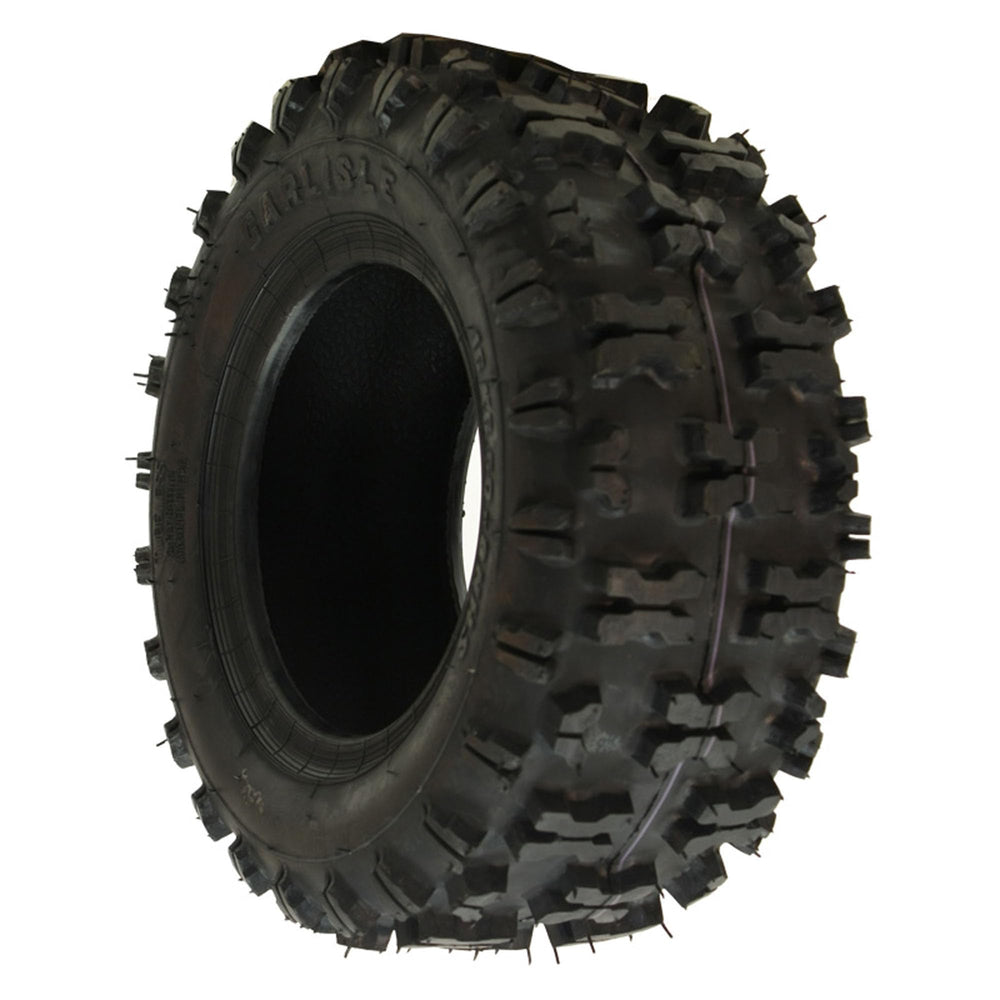 Carlisle Snow Hog sidewall label showing size and durable 2-ply construction