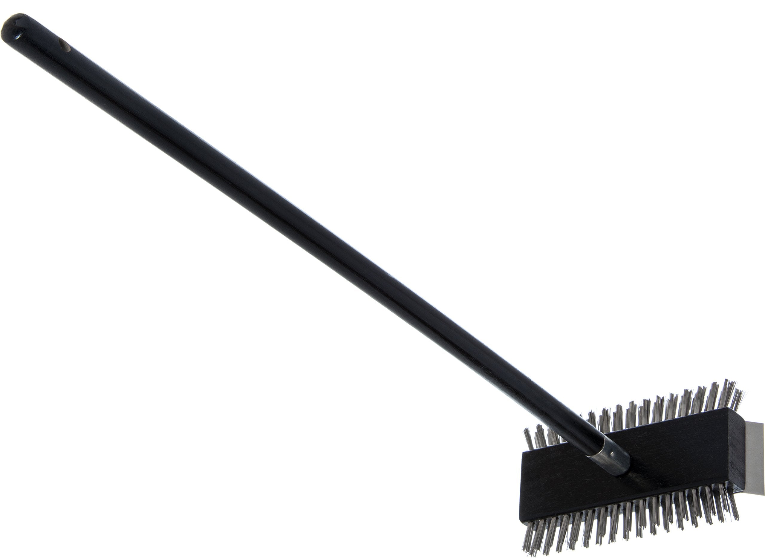 Carlisle SPARTA close-up of stainless metal bristles removing grease and char effectively