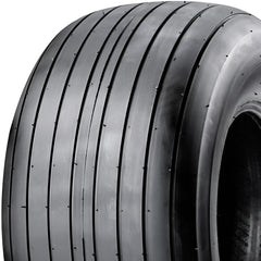 Carlisle close-up of straight-rib tread showing consistent contact for turf protection