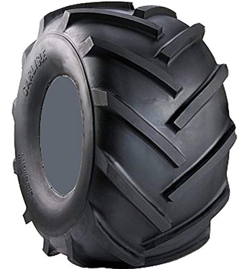 Carlisle Super Lug front view showing tread and improved grip benefits