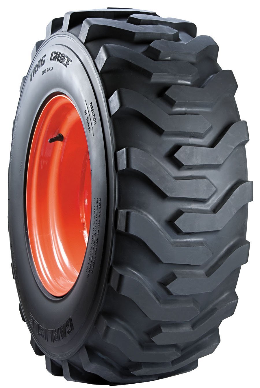 Carlisle Trac Chief front profile showing tread and stability benefit
