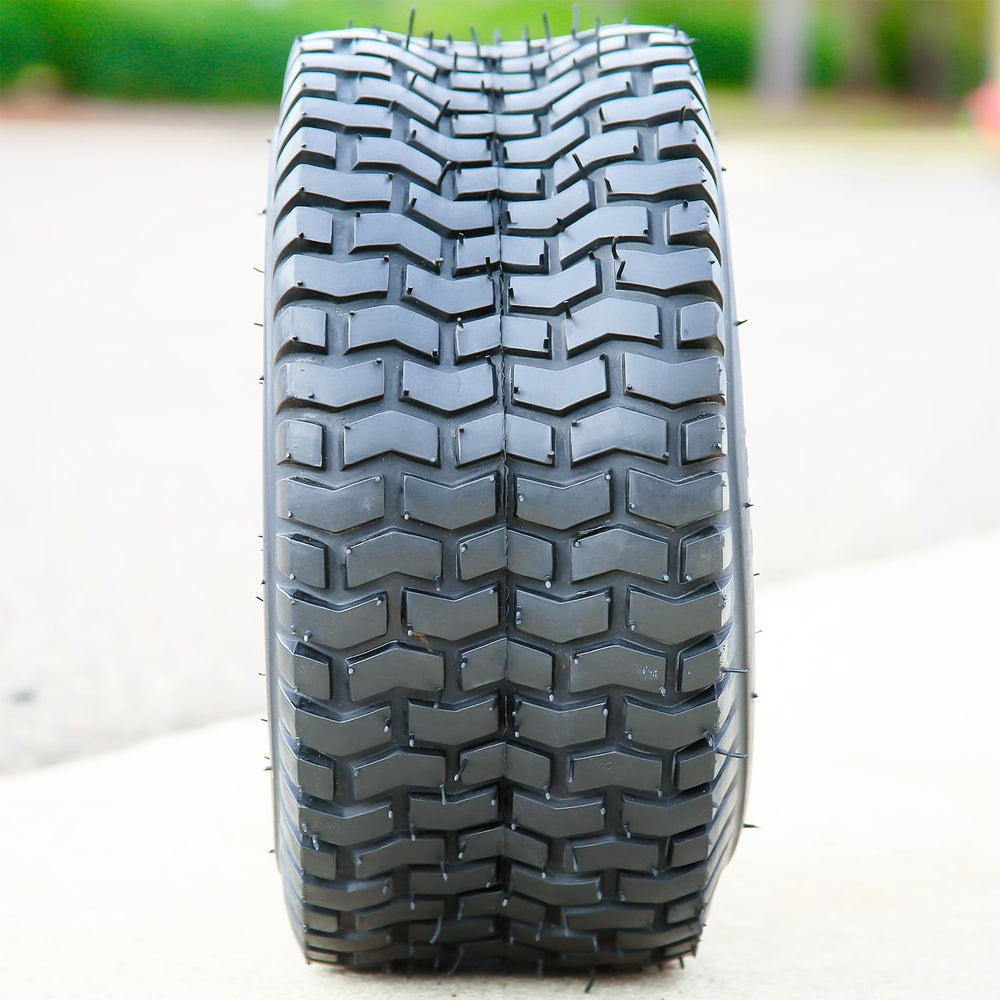 Carlisle Turf Saver mounted on garden tractor showing fit and stability benefits