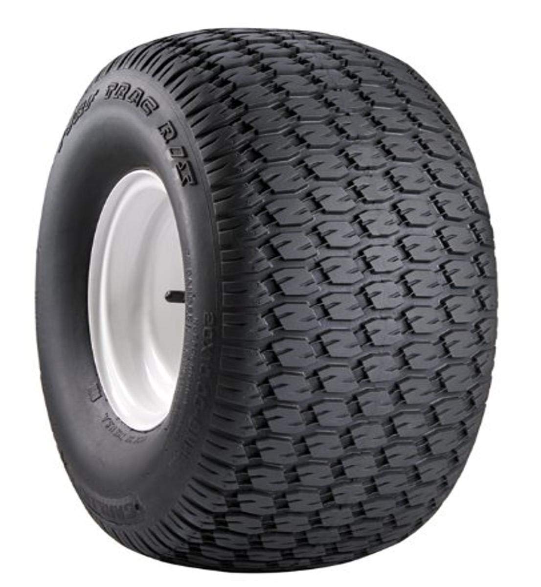 Carlisle Turf Trac R/S front packaging showing tire and clear label benefit: easy identification