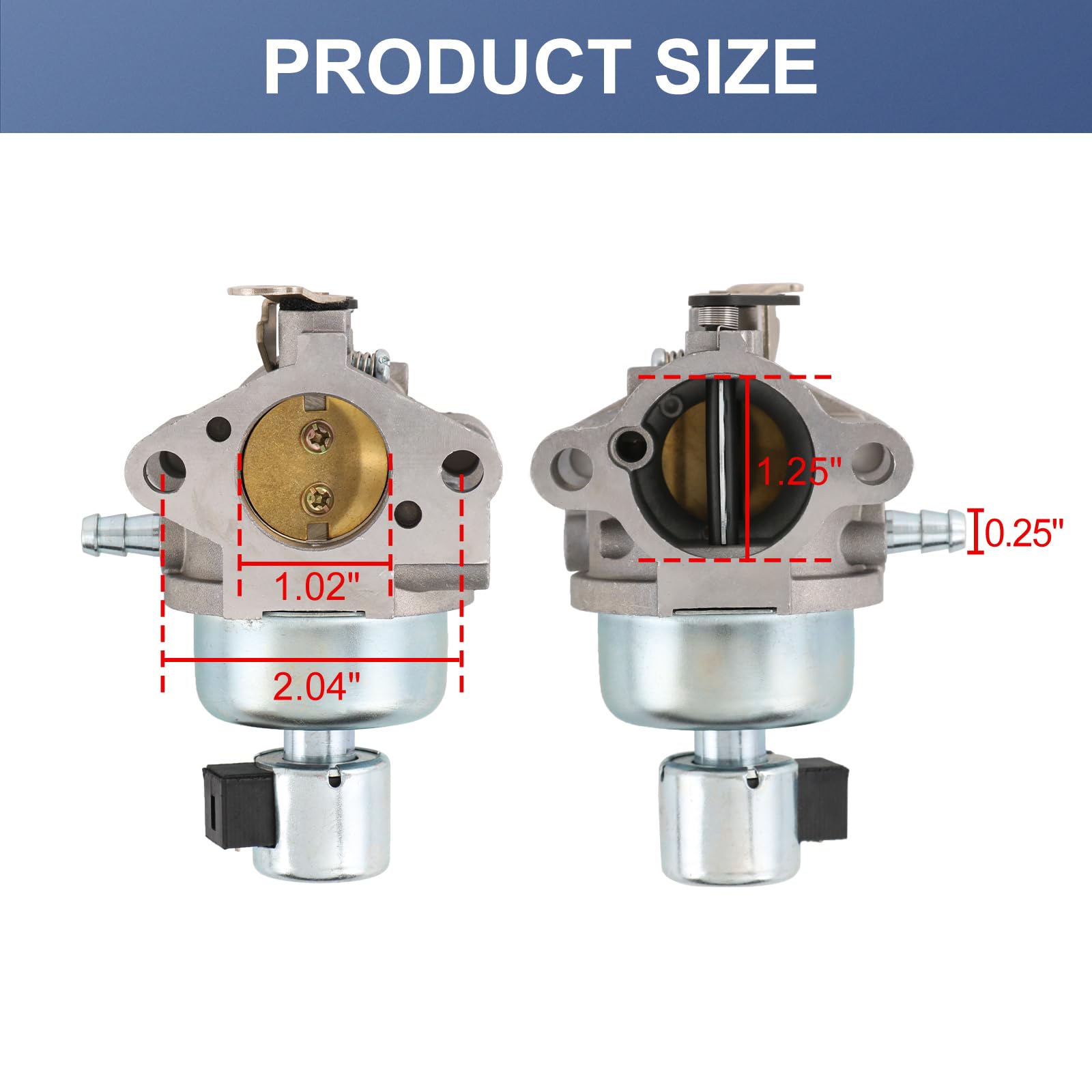 CARMOCAR carburetor installed on Kohler engine demonstrating easy replacement