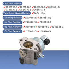 CARMOCAR oil and fuel filters shown together protecting engine internals
