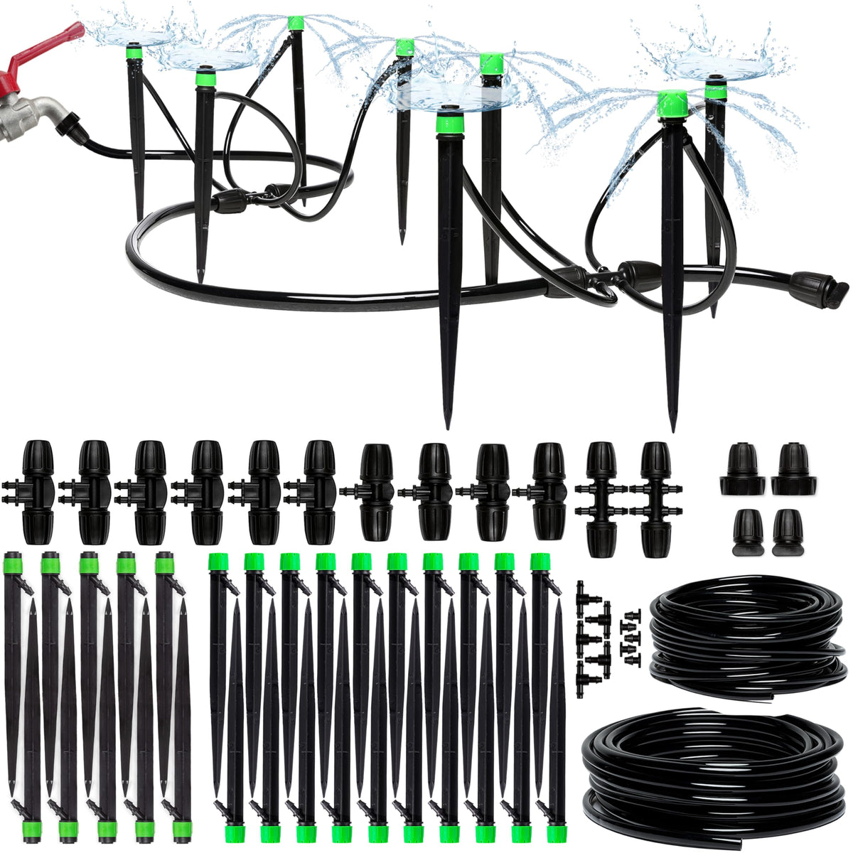 CARPATHEN kit front packaging showing complete irrigation set and benefits