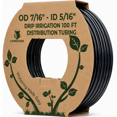 CARPATHEN front view of 100ft spool showing durable tubing, aids long runs