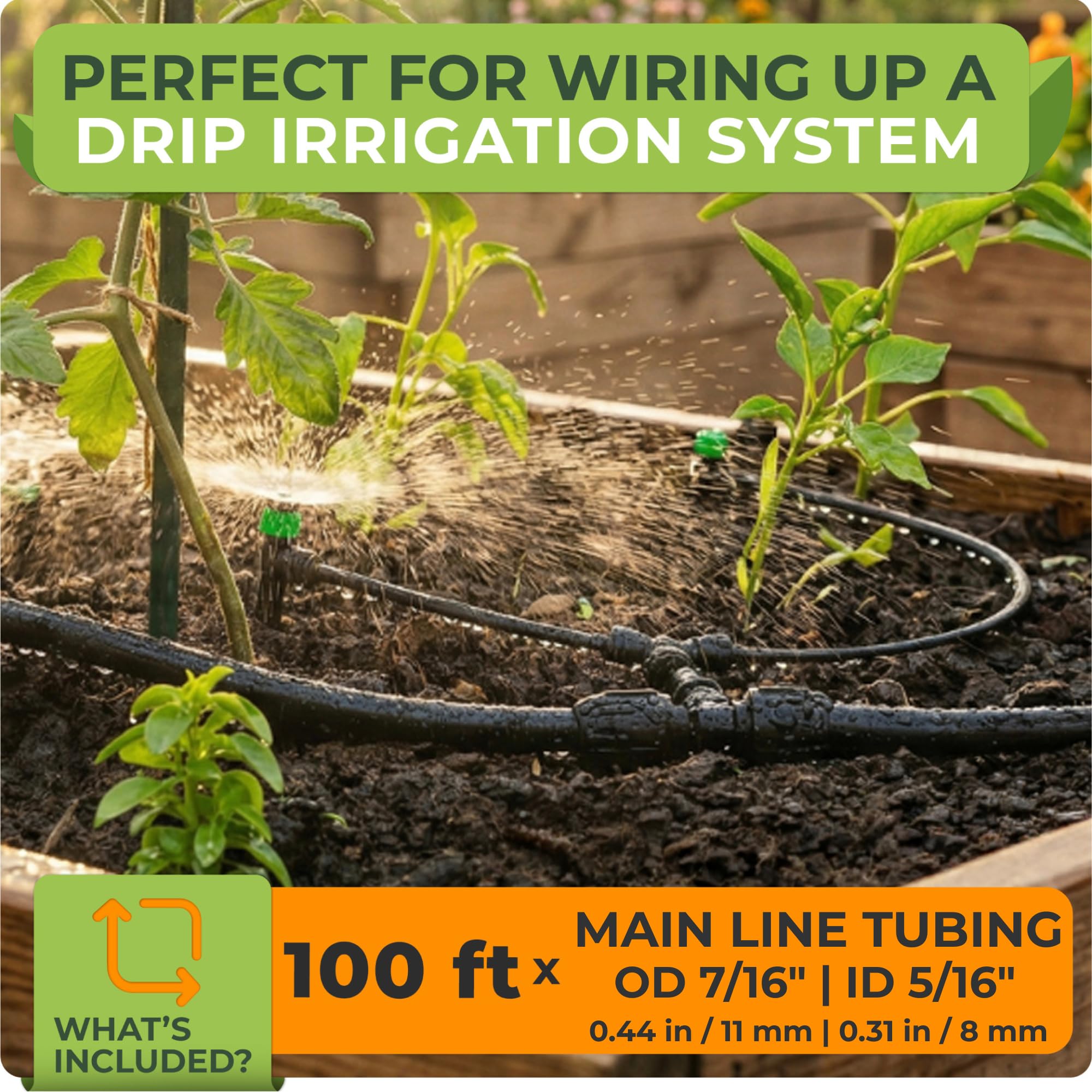 CARPATHEN tubing cut to length with connectors showing quick customization benefit