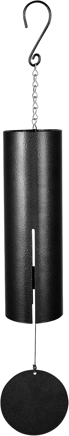 Carson 36" black chime front view showing sleek finish and size benefit