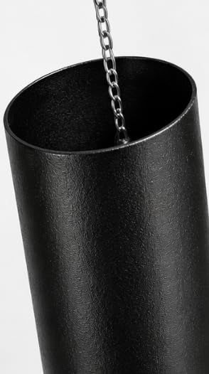 Carson product label and materials tag showing metal construction benefit