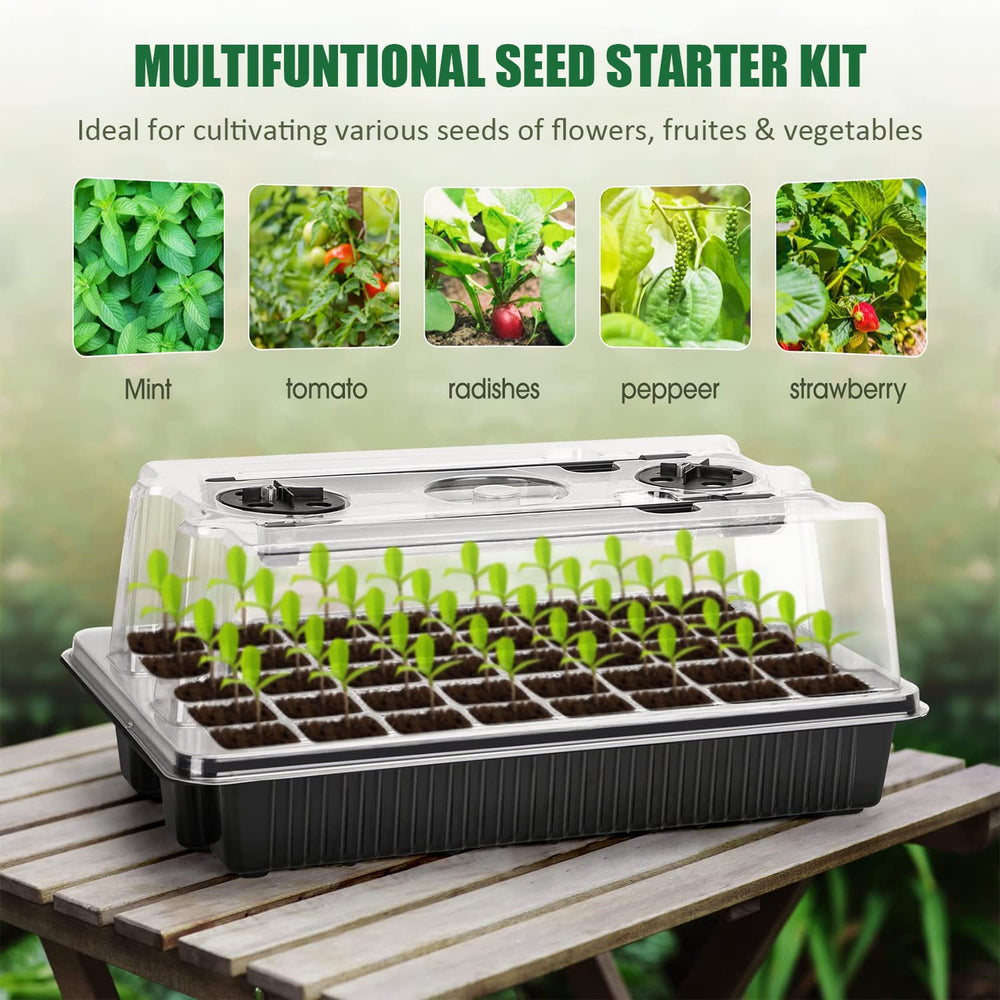 Carzos lifestyle windowsill setup showing compact kit saving space while starting seeds