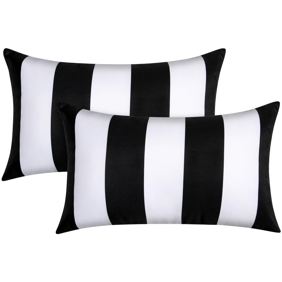 CASAJOY front view of paired 12x20 pillows showing clean shape and design benefit