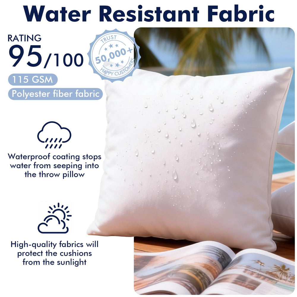 CASAJOY insert placed inside a pillow cover demonstrating easy stuffing benefit