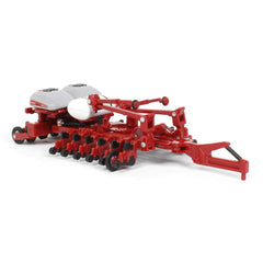 Case IH planter close up on seed hoppers highlighting molded detail