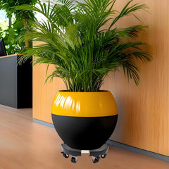 CASIMR twin swivel casters with locking brake protecting floors and stabilizing load