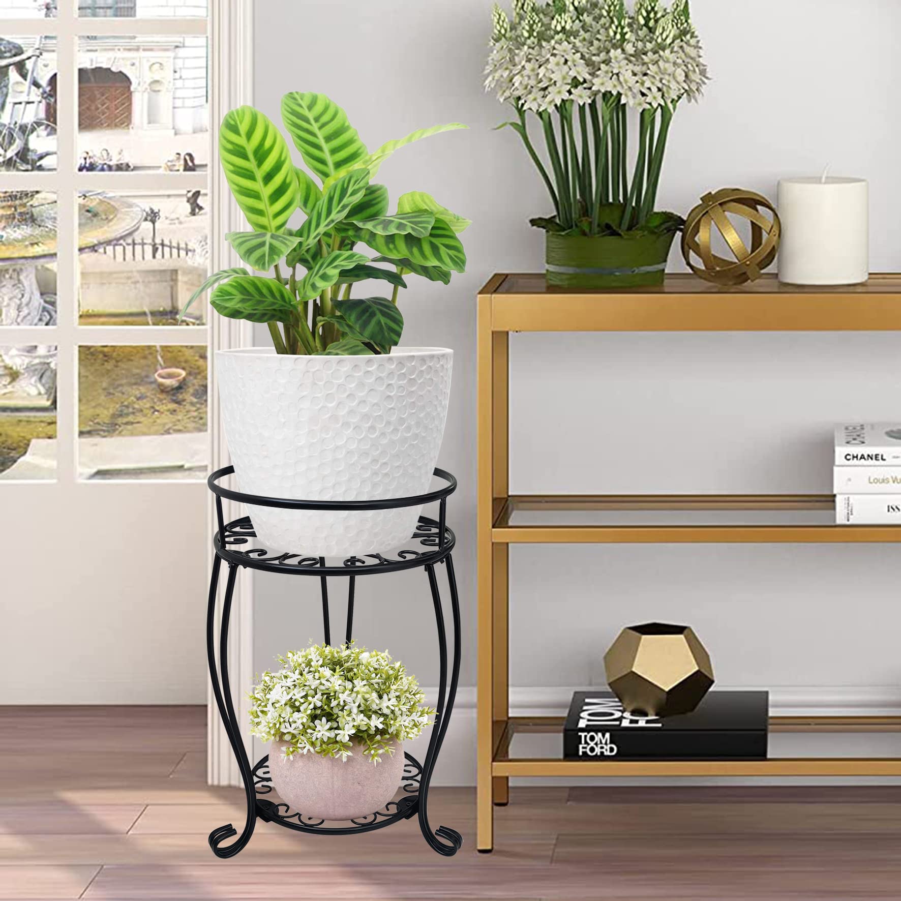 C CASIMR bottom frame detail illustrating durable iron wire and size for medium nursery pots