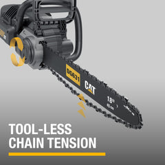CAT DG631 side view with 60V battery installed for cordless power benefit