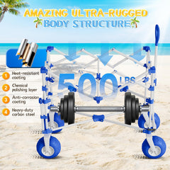 CAtArt 9-inch pneumatic tire detail improving traction on sand