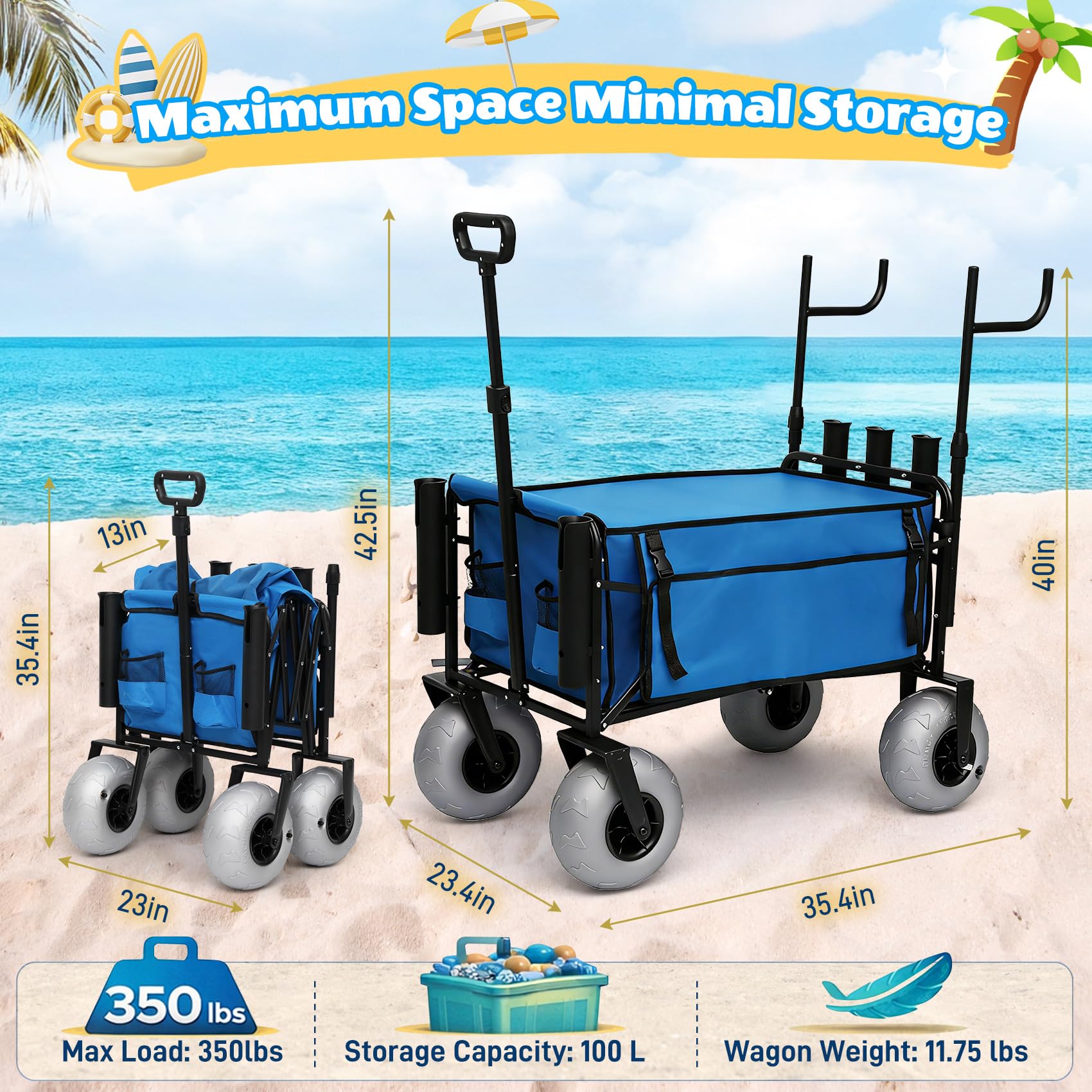 CAtArt rod holders holding rods upright for secure transport