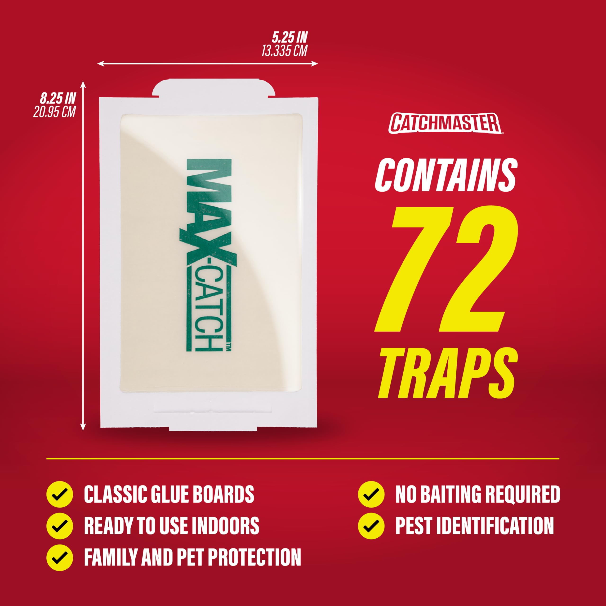 Catchmaster box opened to show the full 72-pack for high coverage