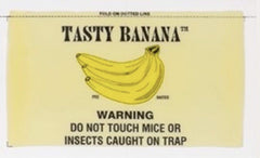 Catchmaster 72TB front packaging showing 72 banana-scented glue boards and benefits