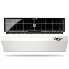 Catchmaster front panel showing sleek white housing and discreet design benefit: blends into interiors
