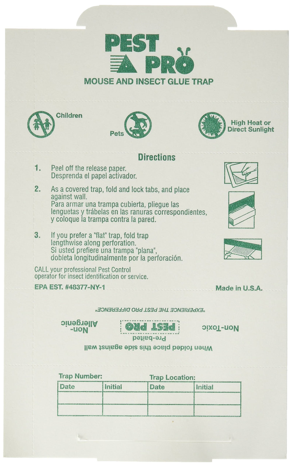 Catchmaster glue board front packaging showing peanut butter scent and 75-count benefit