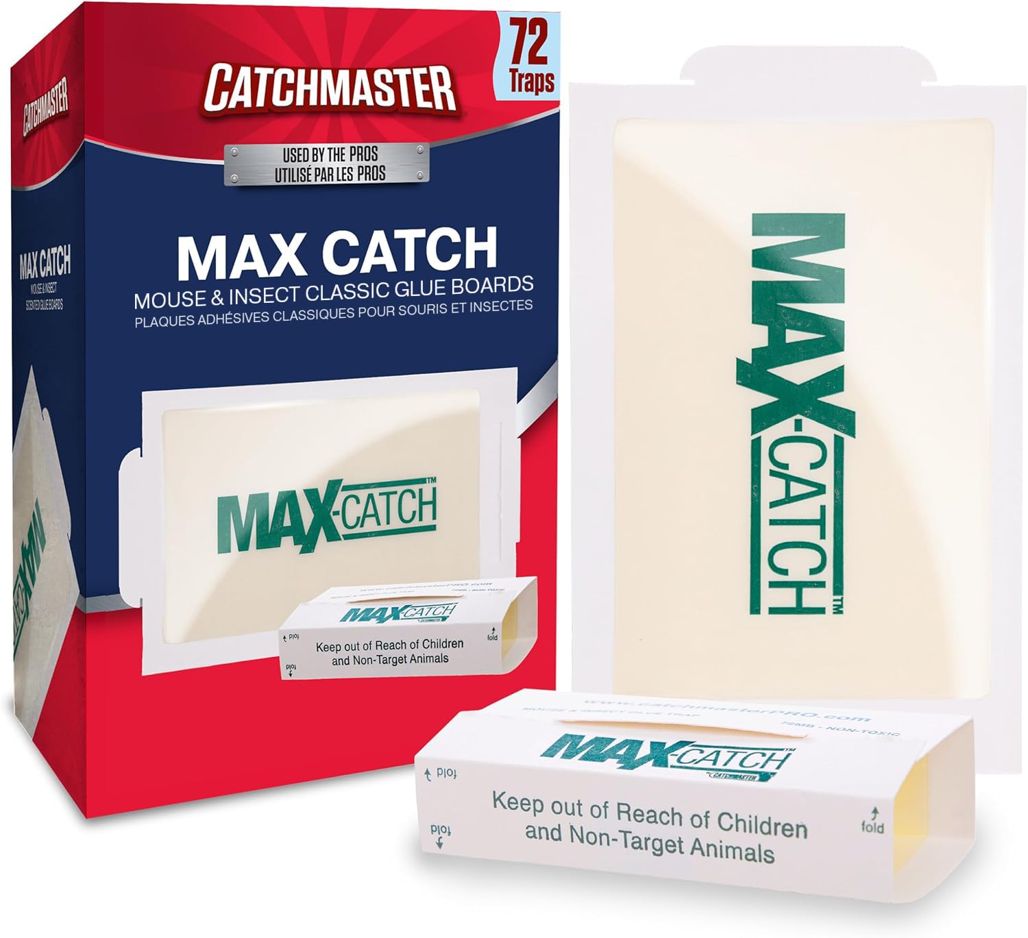 Catchmaster front packaging showing product and clear use benefits